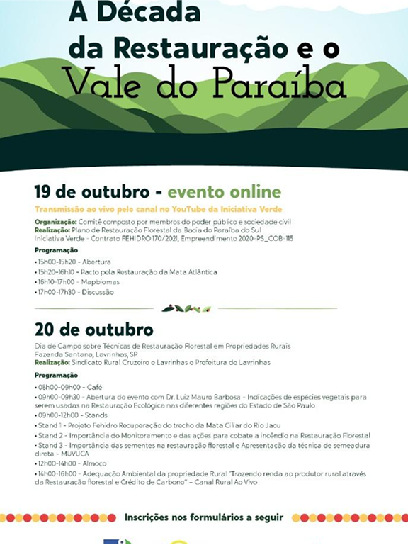 2021 – A Década da Restauração e o Vale do Paraíba